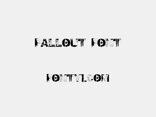 Fallout Font