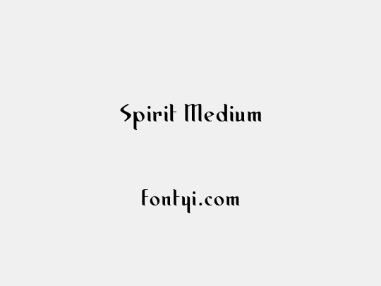 Spirit Medium