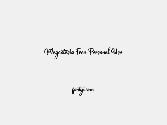 Magentasia Free Personal Use