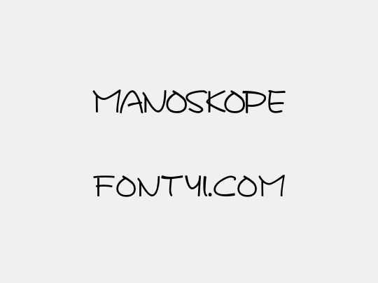 MANOSKOPE
