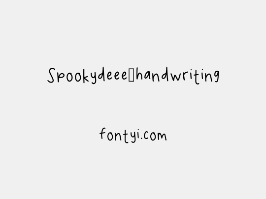 Spookydeee_handwriting