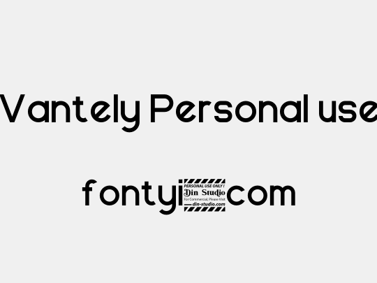 Vantely Personal use