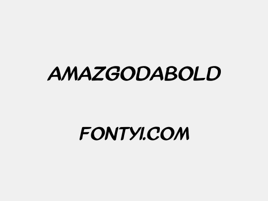 AmazGoDaBold