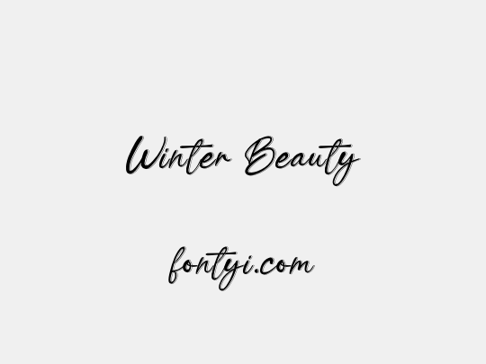 Winter Beauty