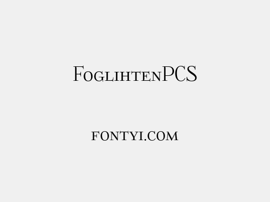 FoglihtenPCS