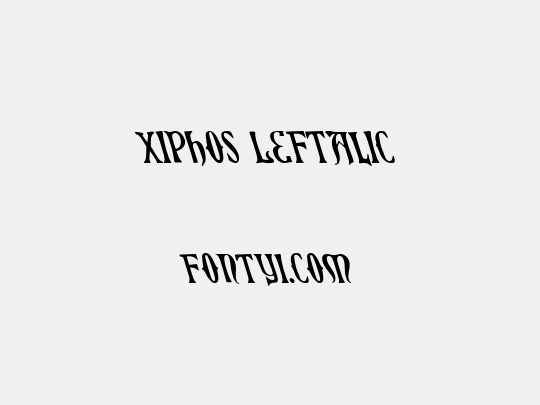 Xiphos Leftalic
