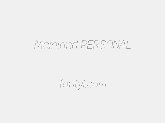 Mainland PERSONAL