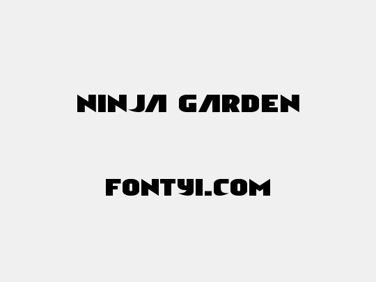 Ninja Garden