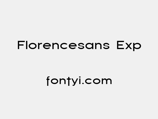Florencesans Exp