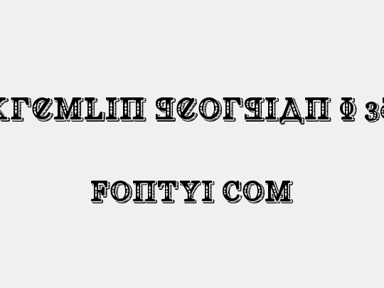 Kremlin Georgian I 3D