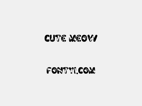 Cute Meow
