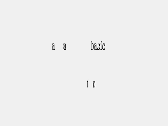 manual font basic demo