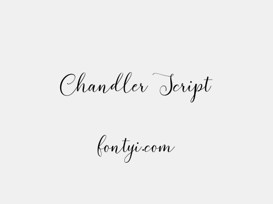 Chandler Script