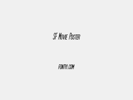 SF Movie Poster