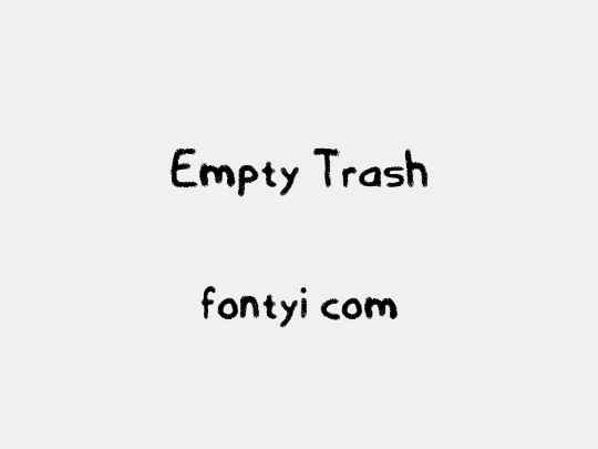 Empty Trash