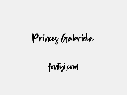 Princes Gabriela