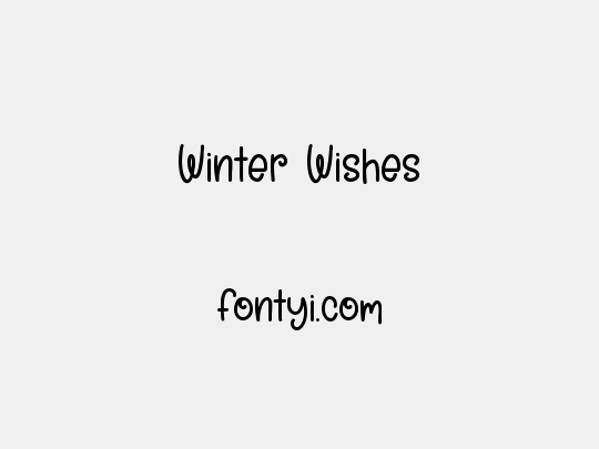 Winter Wishes
