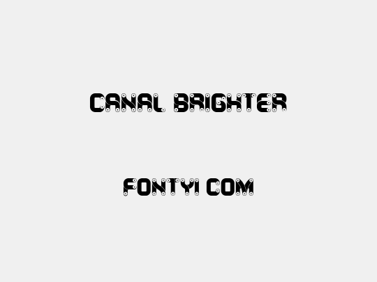 Canal Brighter