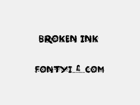 Broken Ink 