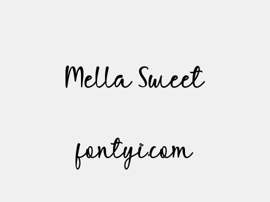 Mella Sweet