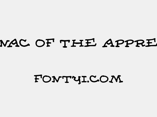 Almanac of the Apprentice