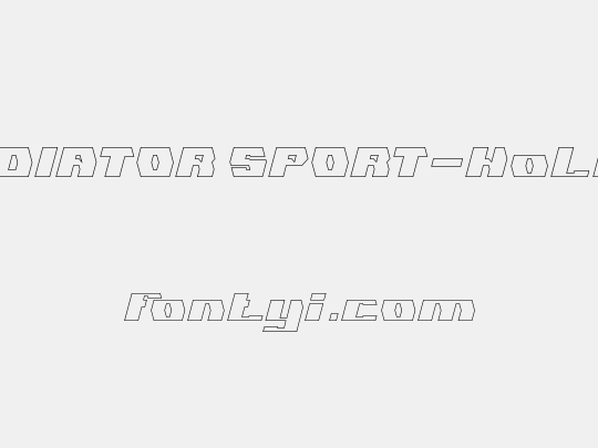 GLADIATOR SPORT-Hollow