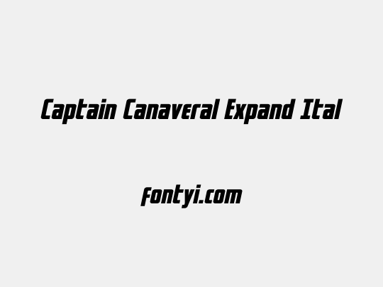 Captain Canaveral Expand Ital