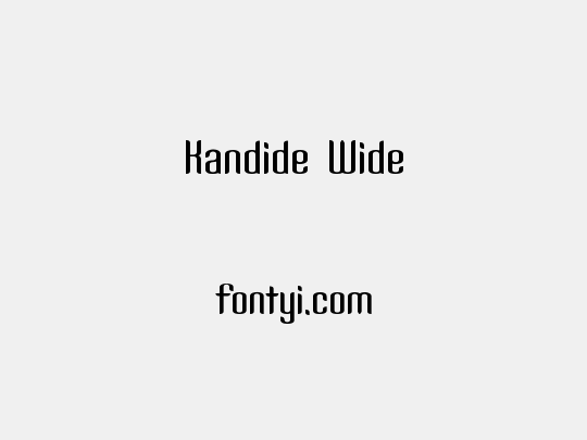 Kandide Wide
