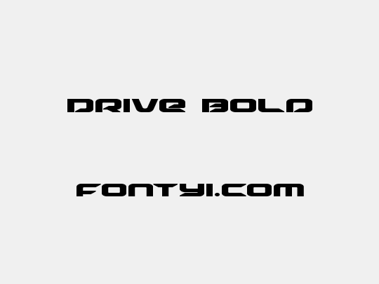 Drive Bold
