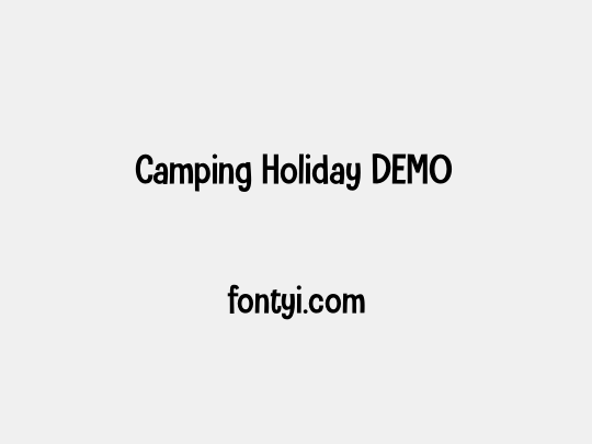 Camping Holiday DEMO