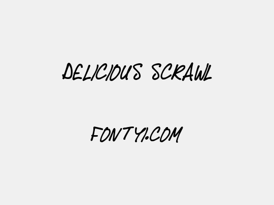 Delicious Scrawl