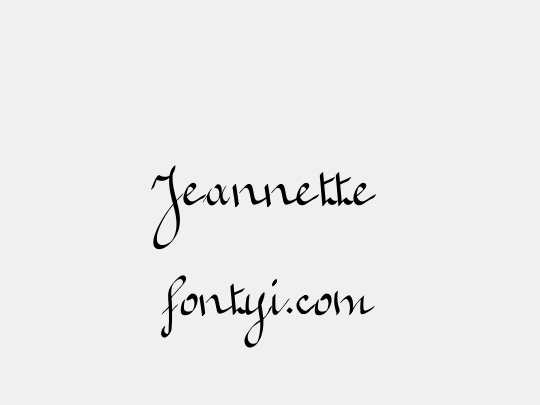 Jeannette