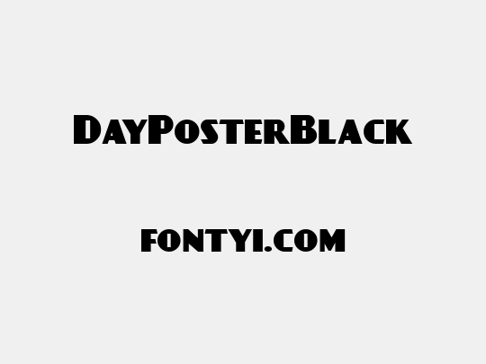 DayPosterBlack
