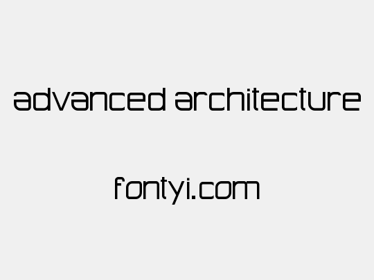 Advanced Architecture