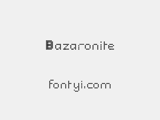 Bazaronite