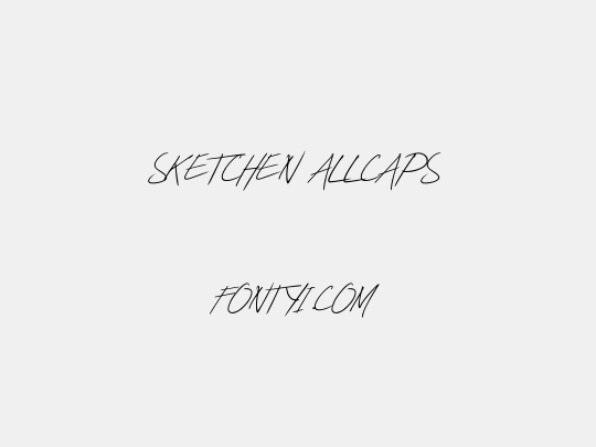 Sketchen Allcaps