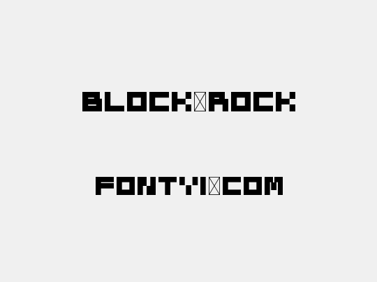 Block-Rock