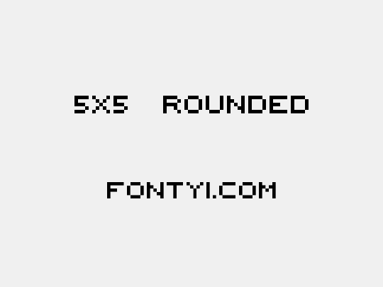 5x5 rounded