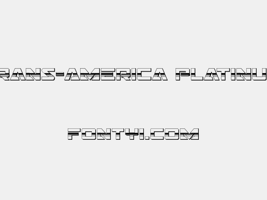 Trans-America Platinum