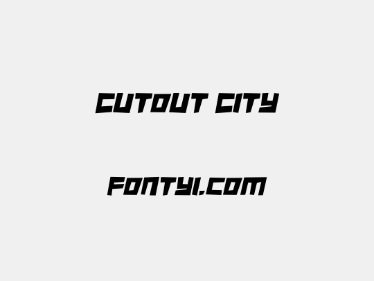 Cutout City