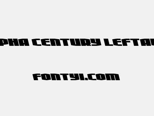 Alpha Century Leftalic