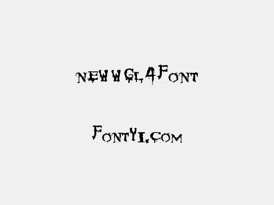 NewWGL4Font