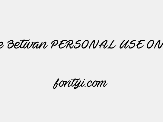 Ave Betwan PERSONAL USE ONLY