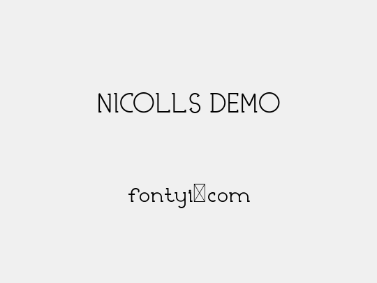 NICOLLS DEMO