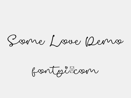 Some Love Demo
