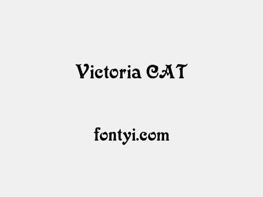 Victoria CAT