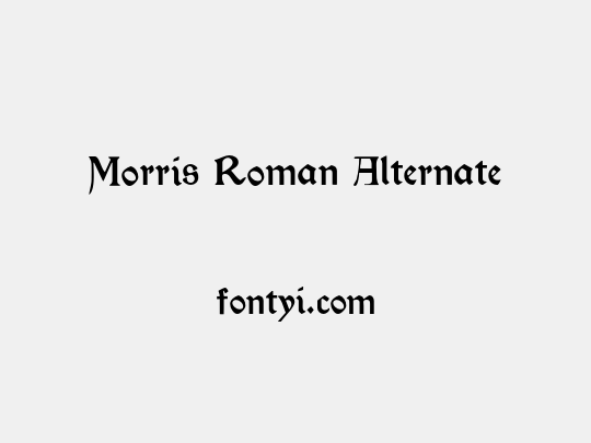 Morris Roman Alternate