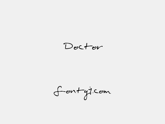 Doctor