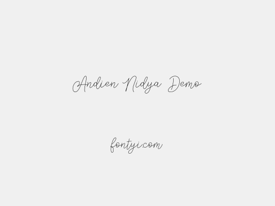 Andien Nidya Demo