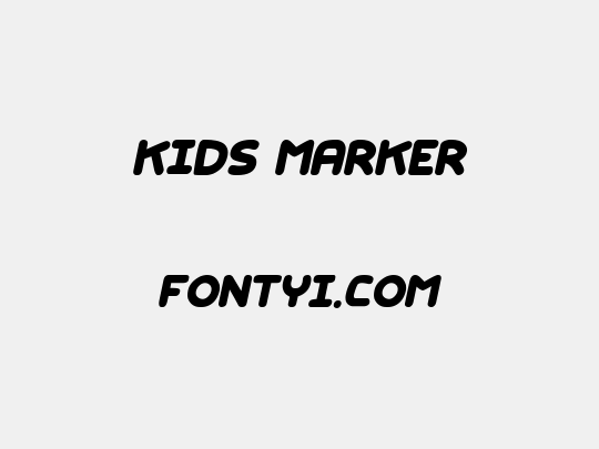 Kids Marker